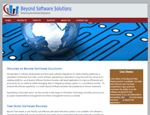 Tablet Screenshot of beyondsoftwaresolutions.com